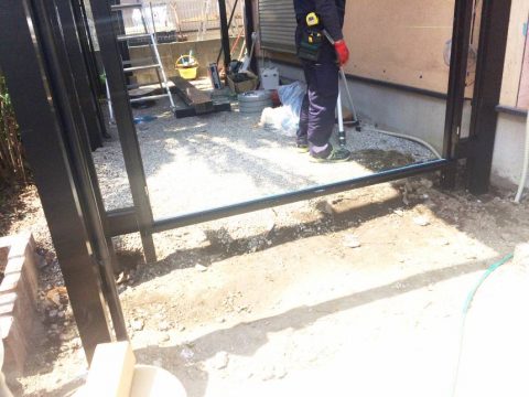 土間打ち　施工前