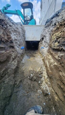 新築　下水管　下水道工事　越谷　エヌクルー