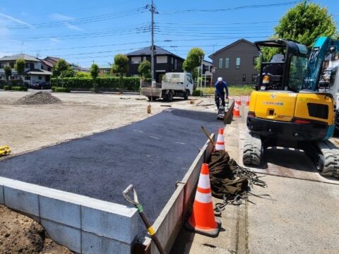 土木　造成工事　春日部