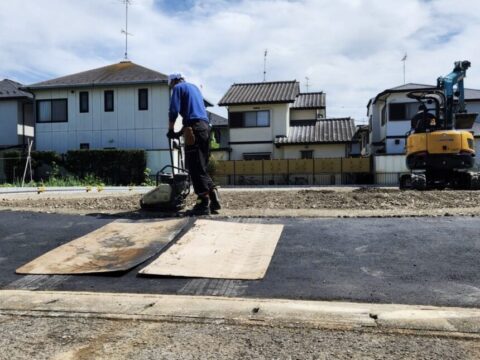 土木　造成工事　春日部