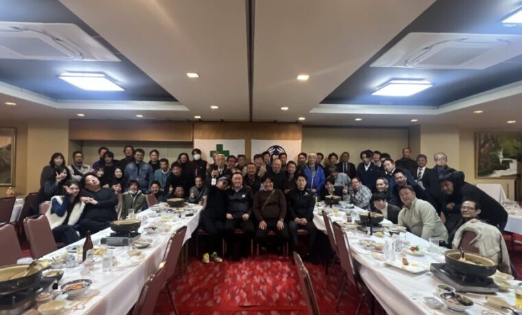 土木作業　建築会社　エヌクルー　新年会